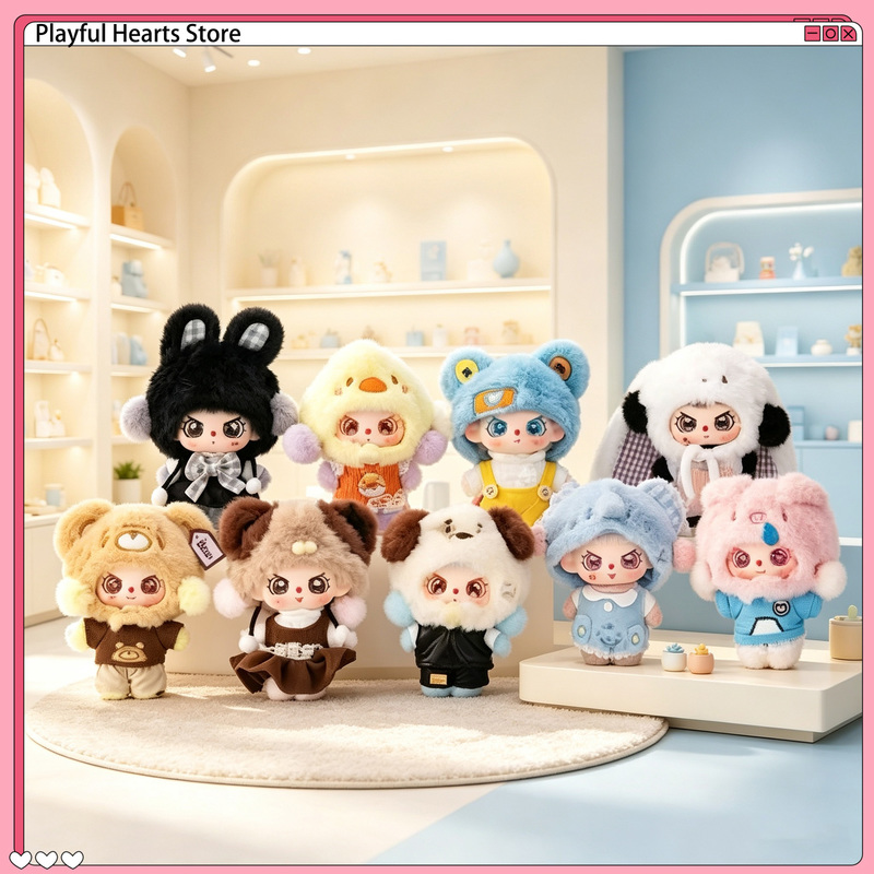 Baby Products Bag - ニューベイビー スリーハッピーサンデーシリーズ ブラインドボックス ビニールプラッシュドール キーホルダー バッグチャーム