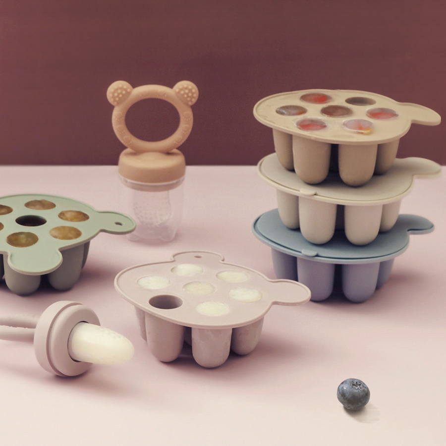 Baby Products Cream - ベビーアイスクリームポップシリコンモールドアイスクリームメーカーアイスキャンディーモールドベビーフルーツフィーディングおしゃぶりおもちゃベビー用品