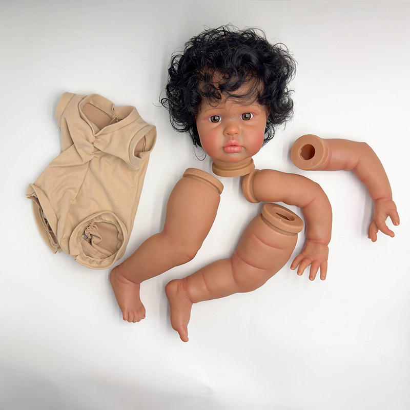 Baby Products For Skin - NPK 24インチ ハンドメイド ダークスキン 未完成 リボーンドール