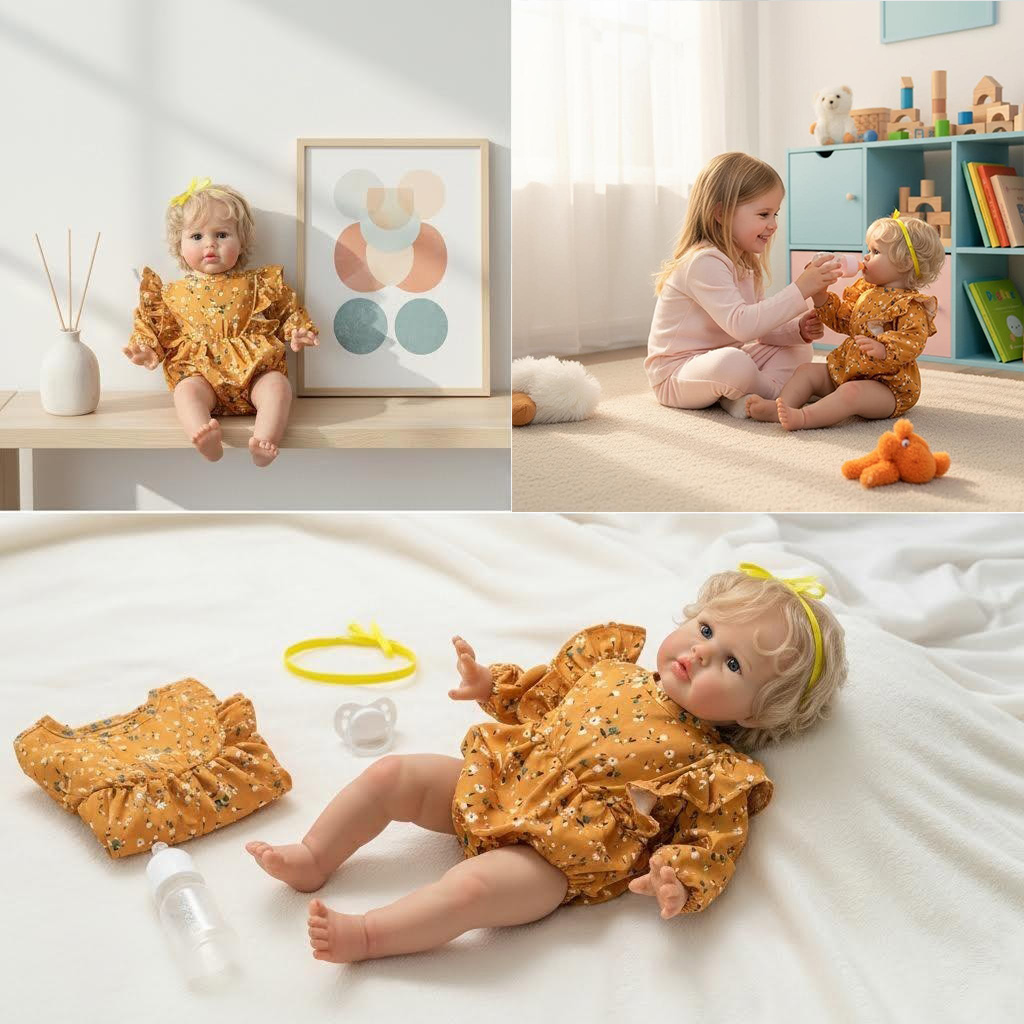 60cmのリボーンドール、エリー。リアルな女の子の幼児人形、 - Baby Products For Skin のレビューと価格