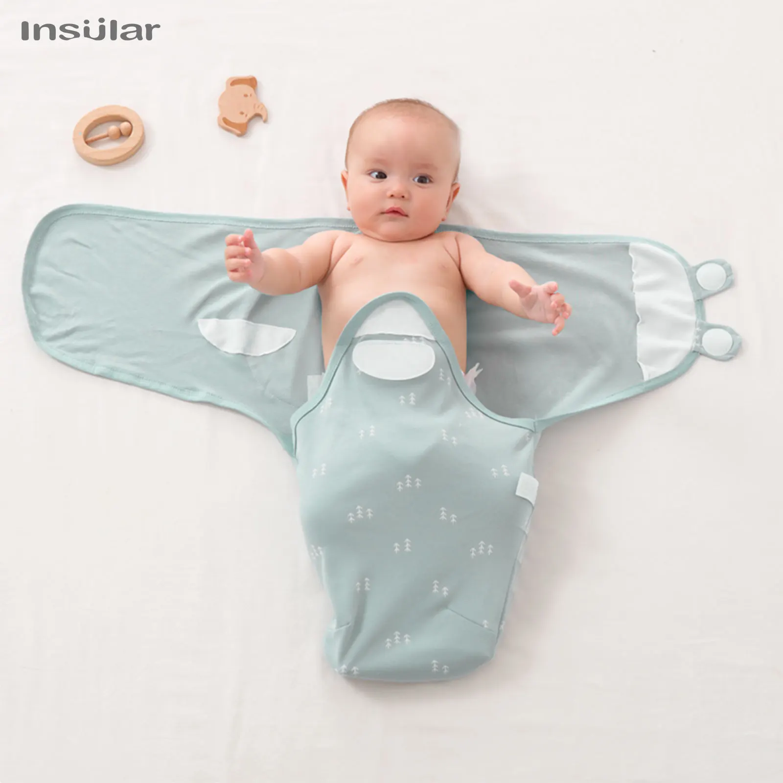 INSULAR 新しいベビー寝袋新生児おくるみ封筒繭ラップお - Baby Sleep Sack のレビューと価格