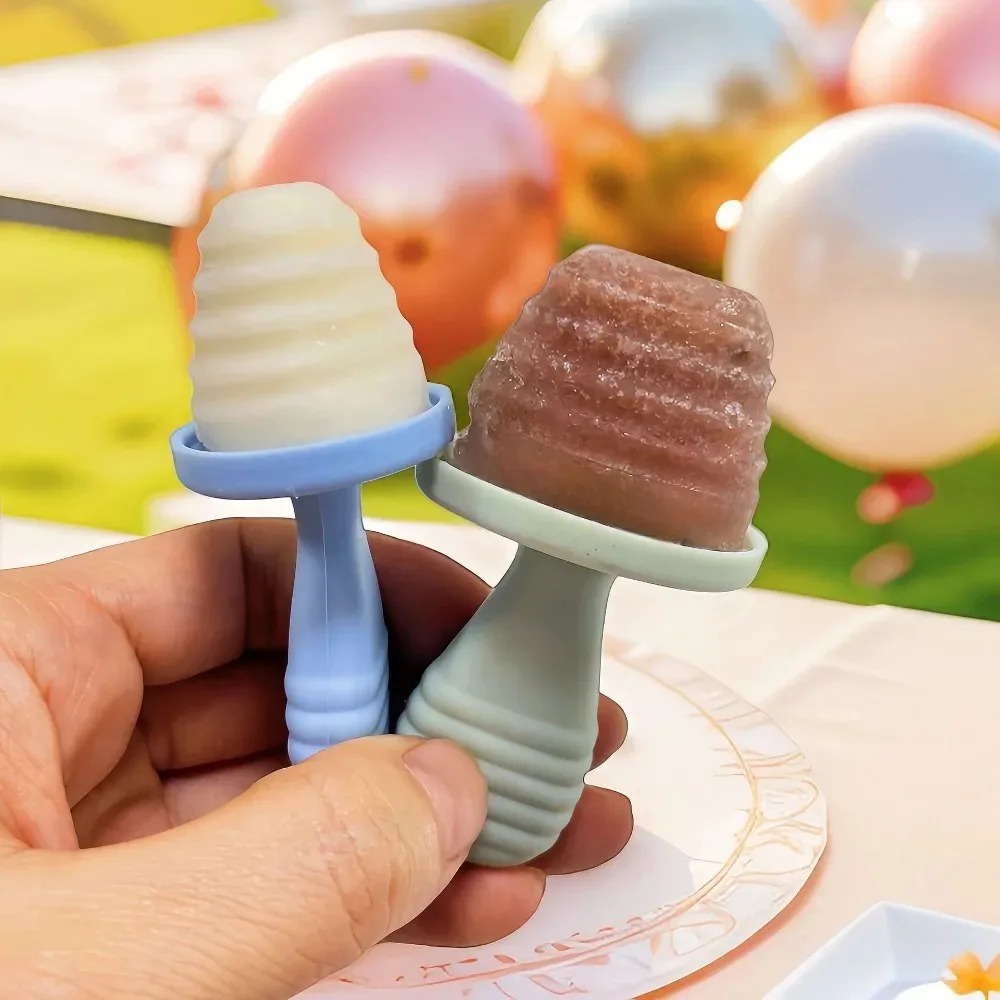 ベビーシリコンアイスクリーム型、再利用可能な無毒のアイスキュ - Baby Products Cream のレビューと価格