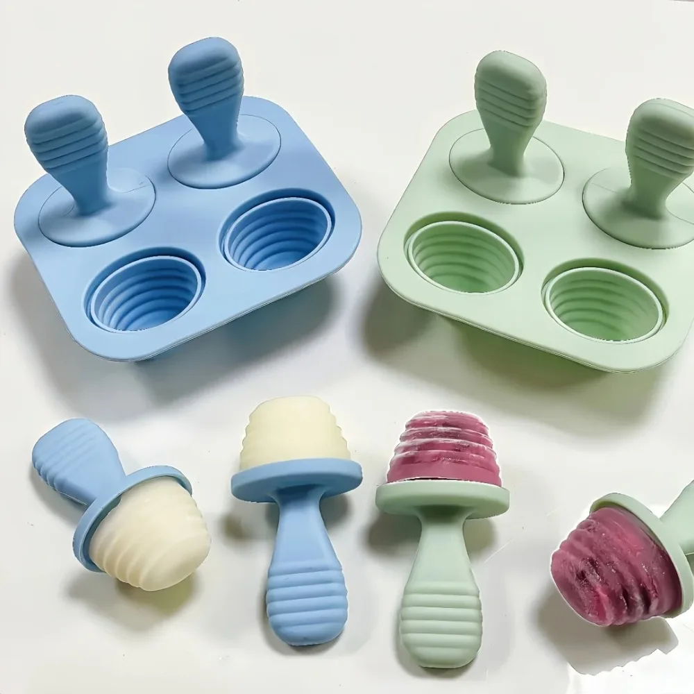 ベビーシリコンアイスクリーム型、再利用可能な無毒のアイスキュ - Baby Products Cream のレビューと価格
