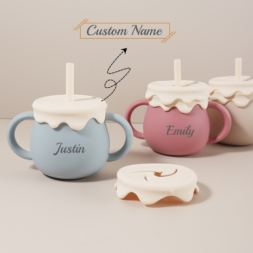 パーソナライズされた280mlベビーカップ - 3 in 1 - Baby Products Cream のレビューと価格