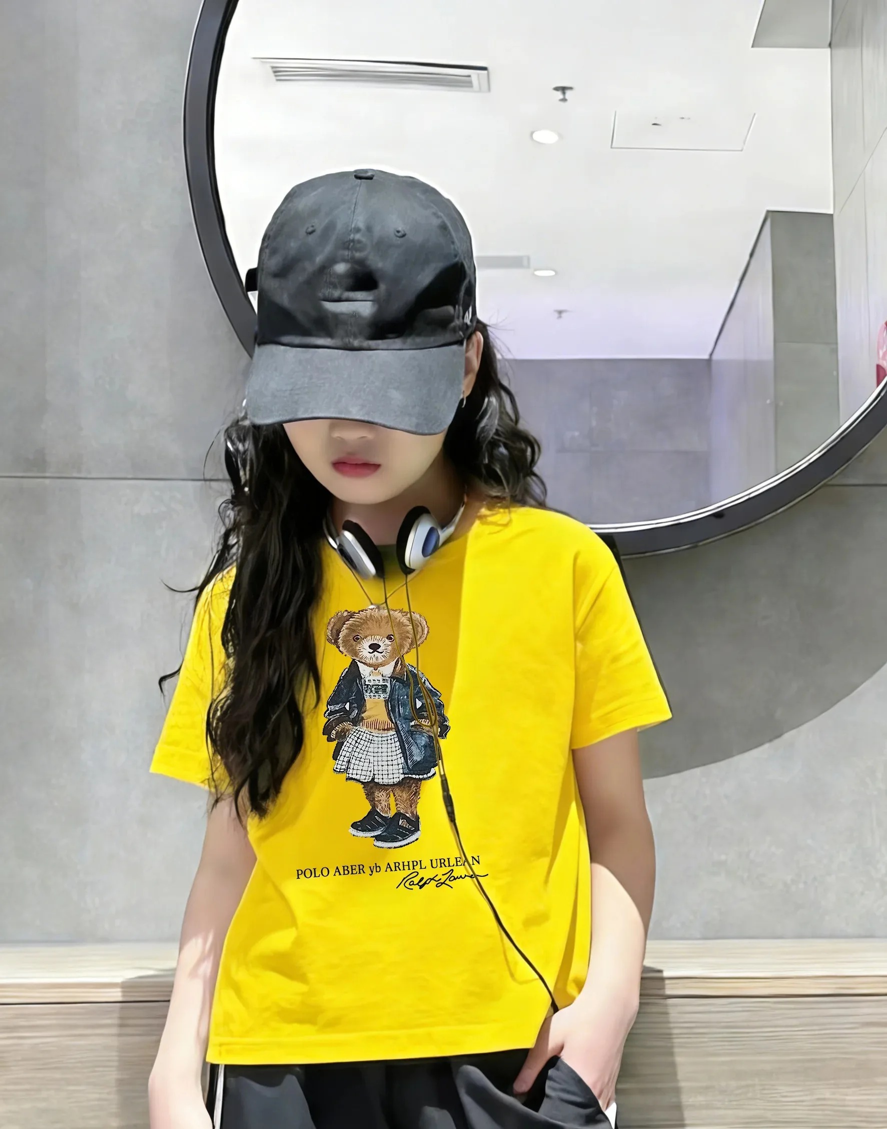 新しい子供用Tシャツ、砂糖を加えた夏の新作、女の子向け、漫画 - Baby Products Teddy Bear のレビューと価格