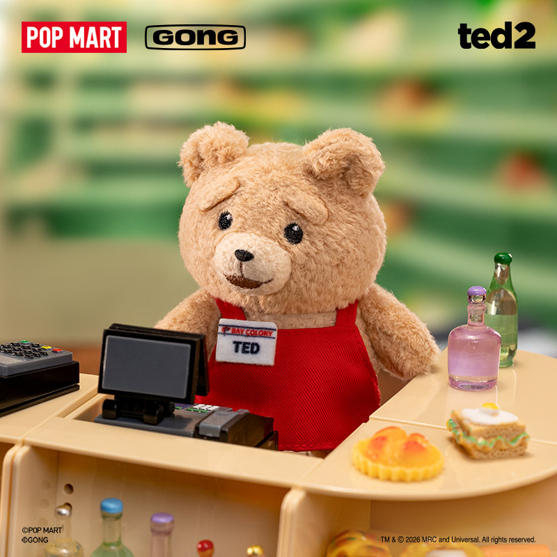 本物のPOP MART テッド2 テディベア ブラインドボッ - Baby Products Teddy Bear のレビューと価格