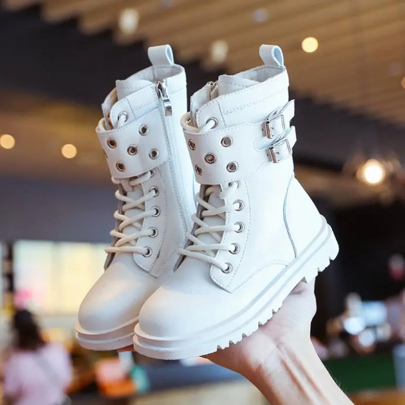 男の子と女の子のための革のブーツ,赤ちゃんのための雪のブーツ - Baby Products Brand のレビューと価格