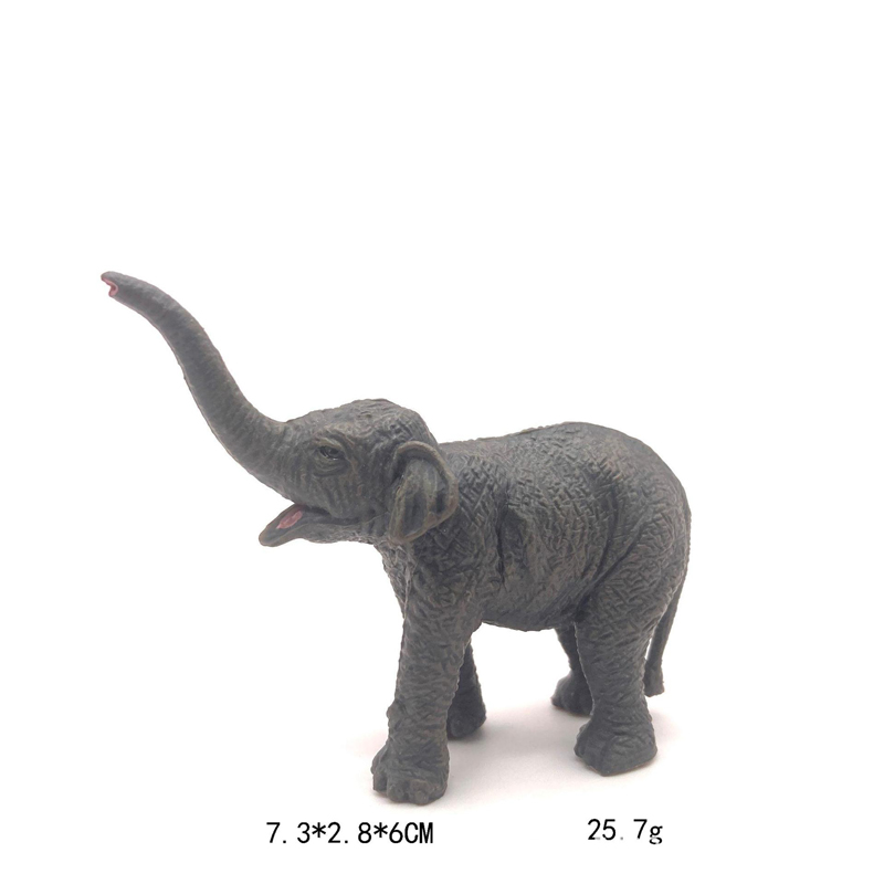 かわいいキュートな赤ちゃんアジアゾウの子牛PVCフィギュアリ - Baby Products Good For Adults のレビューと価格