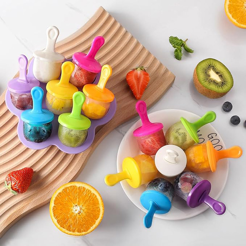 1個 7穴 DIY アイスクリーム型 シリコン製 アイスクリ - Baby Products Cream のレビューと価格